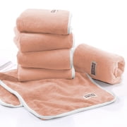 Soft and Absorbent Fleece Towel Set – High Density Woven Washcloth for Face and Hand Drying, Versatile Bathroom and Bedroom Towel