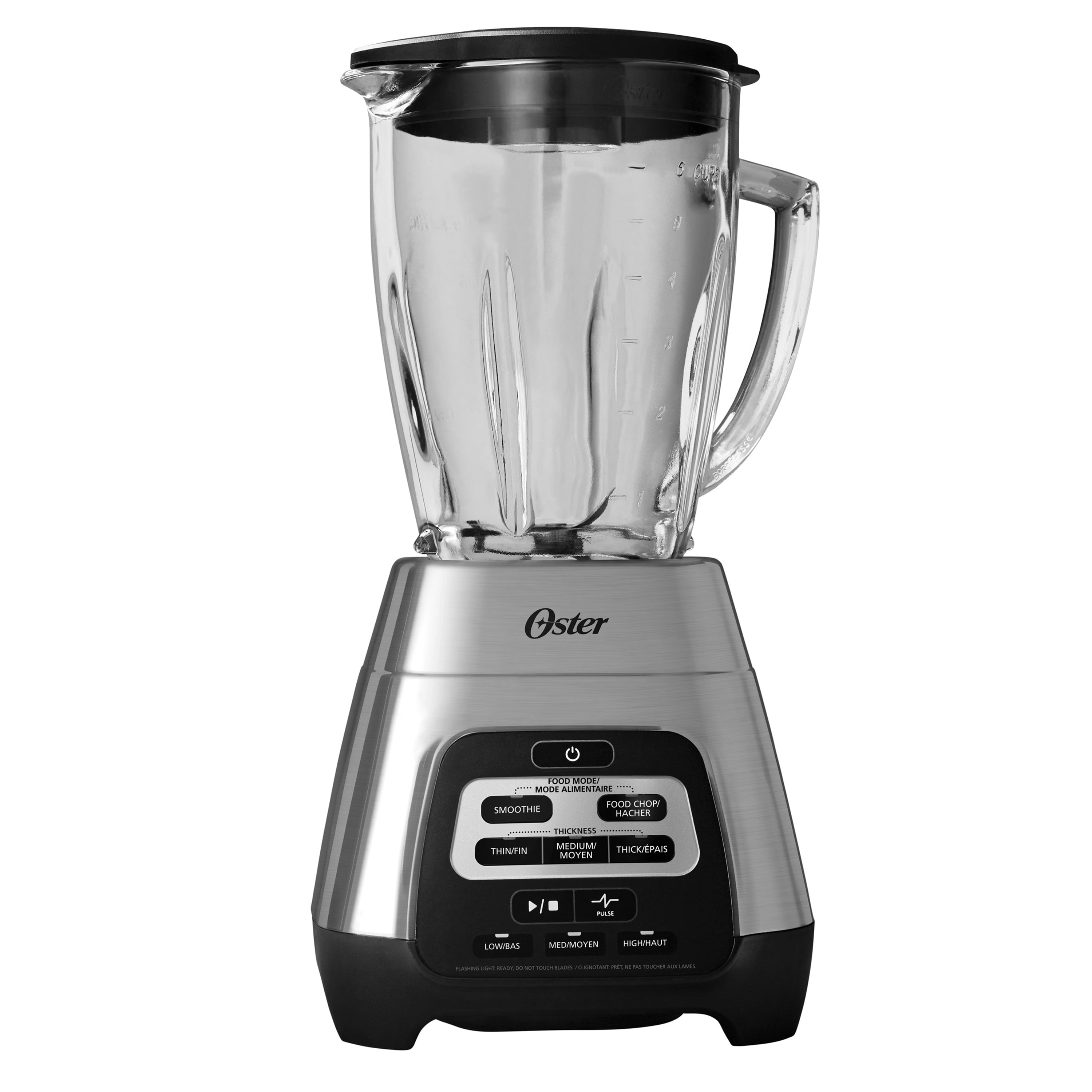 Oster Texture Select Master Series Blender with Glass Jar, Chrome