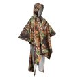 thumbnail image 3 of S SERENABLE Poncho de Pluie à Capuche Imperméable Léger Réutilisable Imperméable Cape de Pluie pour Brun, 3 of 9