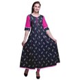 thumbnail image 1 of Bimba Anarkali Kurta Imprimée Longue Robe Maxi IndianKurtisFor Femmes Tenue de Fête, 1 of 6