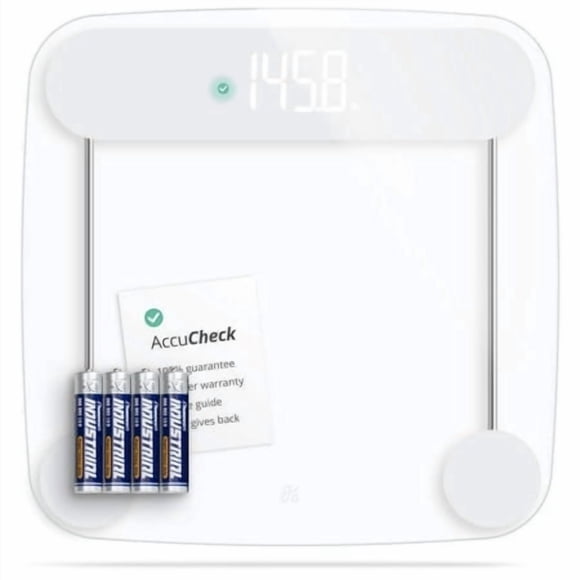 Accucheck Digital Body Weight Scale From Greater Goods, Patent Pending Technology (Clear)