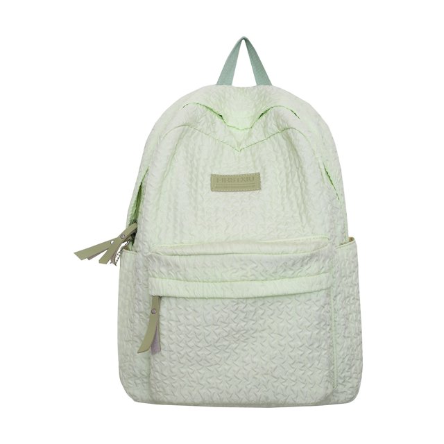 School Bag Breathable Texture Pattern Waterproofing Lightweight Backpack New Durable Load Reducing Large Capacity Student Shoulders Bag Neoprene Backpack Laptop Backpack Slim Backpack for Women School