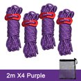 thumbnail image 1 of Yhmxh Camping Essentials Travel Essentials Camping Gear Outdoor Camping Tent Rope 4mm Thick Reflective Rope Draw Rope 2 Meters Wind Rope Tent Rope, 1 of 6