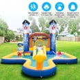thumbnail image 4 of Gymax Inflatable Water Slide Park Bounce House Splash Pool Water Cannon w/ 750W Blower, 4 of 10