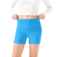 thumbnail image 2 of Yuyuzo Girls Athletic Shorts High Waisted Yoga Dance Workout Shorts Comfy Stretch Solid Color Underwear Shorts, 2 of 7