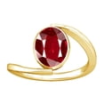 thumbnail image 1 of Divya Shakti 10.25-10.50 Carat Ruby Manik Manikya Gemstone Panchdhatu Ring for Women, 1 of 5