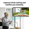 thumbnail image 3 of Birdfy Smart Bird Feeder with Camera for Bird Feeding and Watching - 1.5 lb Capacity, Blue, 3 of 10
