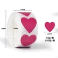 thumbnail image 1 of PEONAVET Valentines Sticker Sticker Decoration Sticker Tape 500 Per Roll, 1 of 2