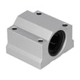 thumbnail image 4 of Bloc Coulissant à Roulement Linéaire Fermé, Matériau en Alliage d'Aluminium à Faible Friction pour Outils de Machine, 4 of 8
