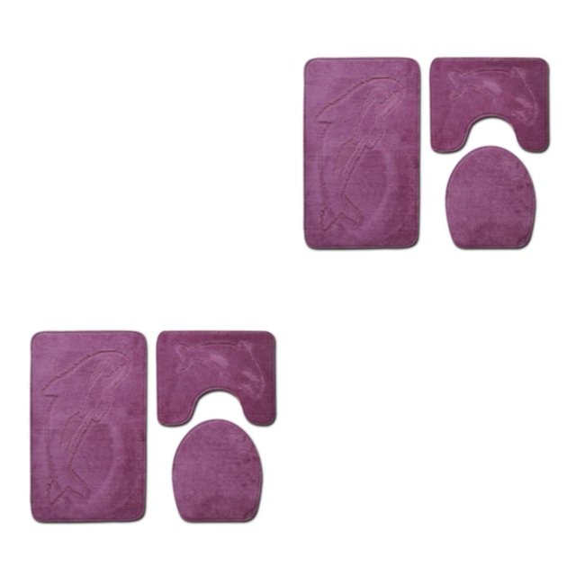Transemion 3pcs/set Absorbent Bath Mat For Bathtub And Shower Easy To Clean Durable Comfortable Eco-friendly PJ210906-A001 2Set