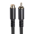 thumbnail image 4 of MesaSe Câble d'Extension Audio Vidéo RCA Mâle vers Femelle 1,8/3/6m Adaptateur de Cordon d'Extension, 4 of 9