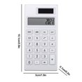 thumbnail image 2 of EGNMCR Calculatrice Solaire Facile Mini à 12 Chiffres Calculatrice Portable Mini Calculatrice, 2 of 7