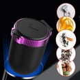 thumbnail image 1 of Amzcrzy Storage and Organization Vehicle Ashtray Automotive Supplies Personality Led with Cover In The Car Car-Use Ashtray Car Ashtray Home Storage Organization and Storage Storage Container, 1 of 5