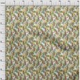 thumbnail image 4 of oneOone Georgette Viscose White Fabric Tropical Craft Projects Decor Fabric Printed By The Yard 42 Inch Wide, 4 of 5