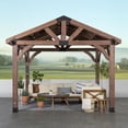 thumbnail image 4 of Backyard Discovery 12' x 12' Arlington Cedar Gazebo, 4 of 9