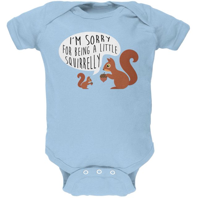 Automne Je Suis Désolée d'Être un Peu Écureuil Squirrel Cache-Couche Doux pour Bébé