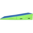 thumbnail image 2 of PRISP Folding Incline Gym Mat - 71 x 30 x 14 in Wedge Gymnastics Tumbling Mat for Kids, 2 of 9