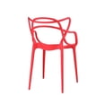 thumbnail image 4 of Heavenly Collection Red Plastic Armchair, 4 of 9