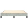 thumbnail image 4 of vidaXL Bed Frame Light Grey 152x203 cm Queen Velvet, 4 of 7
