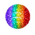 thumbnail image 1 of Novelty Lights LED 7.5in 100 Light Starlight Sphere, Rainbow Light Ball, 1 of 7