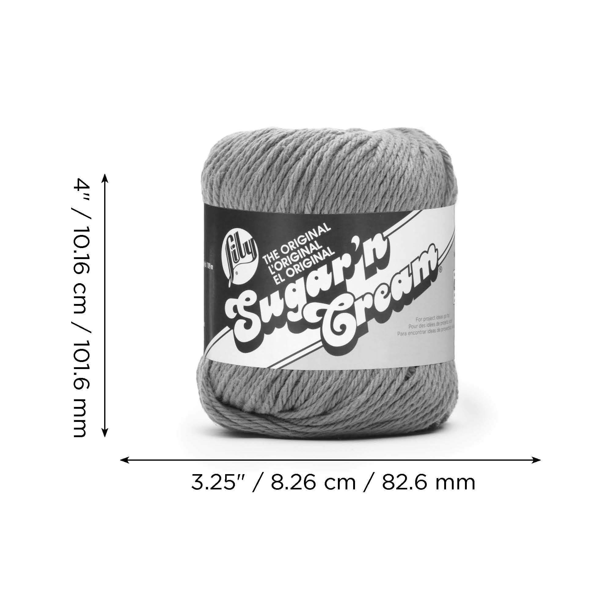 Lily Sugar N Cream® Snc Sb™ #4 Worsted (Medium) Cotton Yarn, Ecru 2.5oz/70.9g 120 Yards