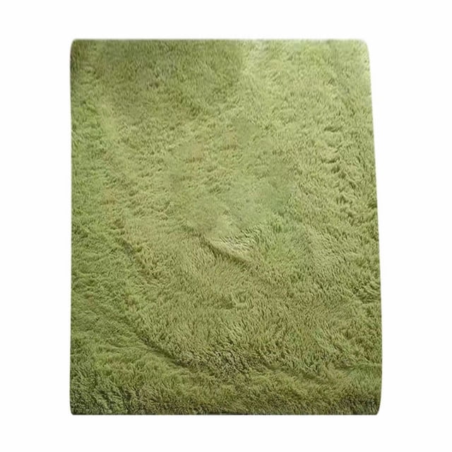 VogueV Tapis en Mélange de Soie - Tapis Luxueux pour Salon Vert 2