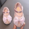thumbnail image 3 of Ketyyh-chn99 Baby Shoes Chaussures pour Bébé pour Filles Chaussures Grandes Filles Chaussures Habillées Chaussures d'École Sandales Sandales Rose,13.5, 3 of 5