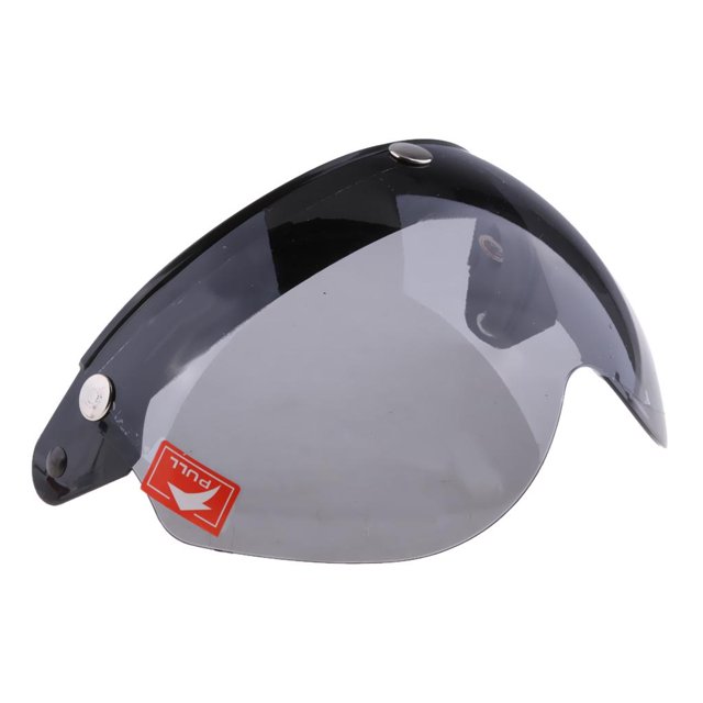 Almencla Motorcycles Scooter 3/4 Open Face Helmet Flip Up Visor with Grey Mirror Lens