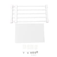 thumbnail image 2 of DIY Cabinet Divider Storage Rack Closet Tension Shelf,Closet Tension Shelf Rod Expandable Metal Storage Rack Organizer Rod Storage Rack for Wardrobe Cupboard Kitchen, 2 of 7