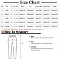 thumbnail image 3 of CFLVAEK Women Imitation Denim Capri Pant with Pocket Loose Fit Solid Ruched Beach Pant Moisture Wicking Straight Pedal Pushers Lightweight Mid Rise Ladies Going Out Pants, 3 of 8