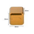 thumbnail image 4 of Billiard Chalk Holder Billiard Chalk Case for Entertainment Billiards Lovers Gold, 4 of 10