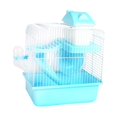 thumbnail image 4 of koolsoo Cage pour Hamster à 2 Niveaux Cage Portable pour Petits Animaux pour Hérissons Rats Cochons d'Inde Bleu, 4 of 9