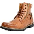 thumbnail image 2 of Men's Motorcycle Boots Combat Casual Dress Boot for Men, 2 of 5