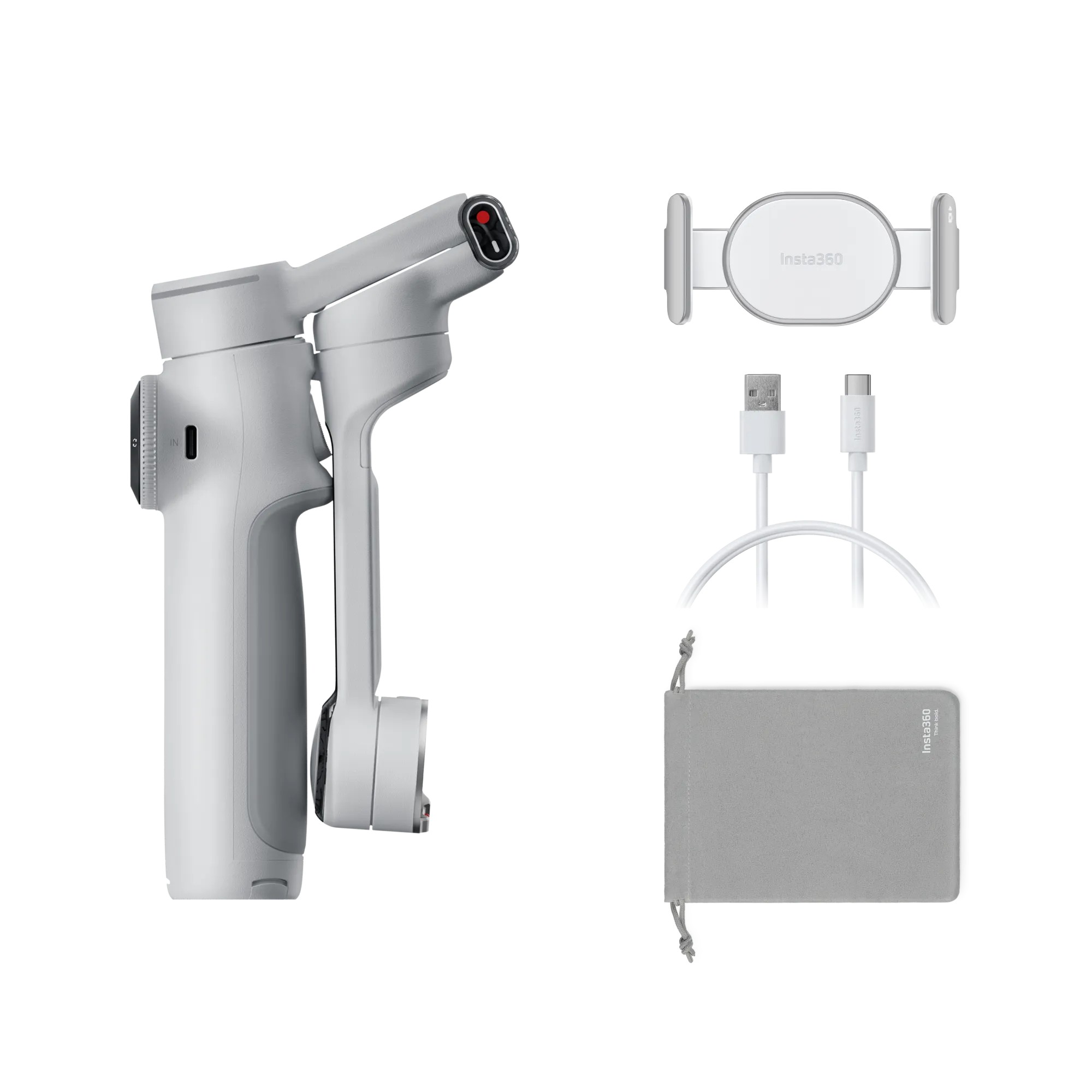 Insta360 Flow 2 Pro Smartphone Gimbal - Grey (CINSABQB_FLOW203)