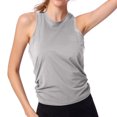 thumbnail image 2 of UPPADA Womens Shapewear Tank Top with Built In Bra Seamless Body Shaper Slimming Compression Camisole Tank Tops Seamless Cami Tank Top Stretch Comfy Soft Base Tees Gray,S, 2 of 7