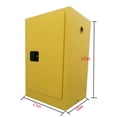 thumbnail image 2 of 40 Gallon Flammable Safety Cabinet Storage Chemicals Security Bin for Flammable Liquids, 2 of 10