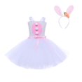 thumbnail image 4 of TIMIFIS Robes de Princesse de Pâques pour Filles Robe pour Tout-Petits Filles Robe de Pâques une Pièce Sans Manches Robe de Vacances Lapin Tulles avec Bandeau pour 7 Ans, 4 of 8