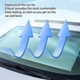 thumbnail image 5 of CHUANK 23x49in Car Retractable Curtain  Sun Protection Cool Windshield Sunshade  Retractable Sunshade for Car  Car Window Shades Front Rear Windshield, 5 of 5