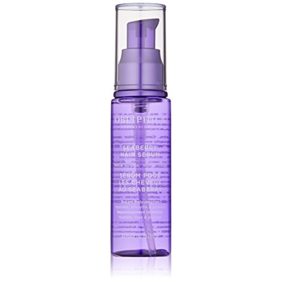 Obliphica Sérum Capillaire Sans Rinçage aux Baies de Seaberry pour Cheveux Moyens et Longs - Vitamines et Omégas pour des Cheveux Sans Frisottis et Nourris - Sérum Capillaire pour Cheveux Secs et Croissance - 2,2 Fl Oz