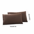 thumbnail image 3 of BAOPAI Luxury Hotel Protective Pillowcase Covers 2 Pack Breathable Moisture Wicking Oil Resistant Soft Comfortable Bedding for Better Sleep, 3 of 6