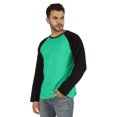 thumbnail image 3 of Inkmeso Men's Regular Fit Round Neck Shirt Solid Raglan Long Sleeve T-Shirts, 3 of 7