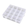 thumbnail image 1 of Lipstore Craft Storage Container Bead Organizer Box Multifunctional with Lids DIY Professional Transparent Container Jewelry Tool Case 16 Grid, 1 of 8