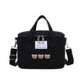 thumbnail image 1 of VONKY Convenient Lunch Handbag With Waterproof Fabric Moms Small Stature And Large Storage Capacity Diaper black, 1 of 6