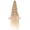 thumbnail image 1 of TFixol 30-Inch High-Temperature Fiber Crochet Hair Extensions for Women, Natural Look with Deep Curls, Tangle-Free & Lightweight, Perfect for Parties, Weddings, and Everyday Wear (T27/613), 1 of 6