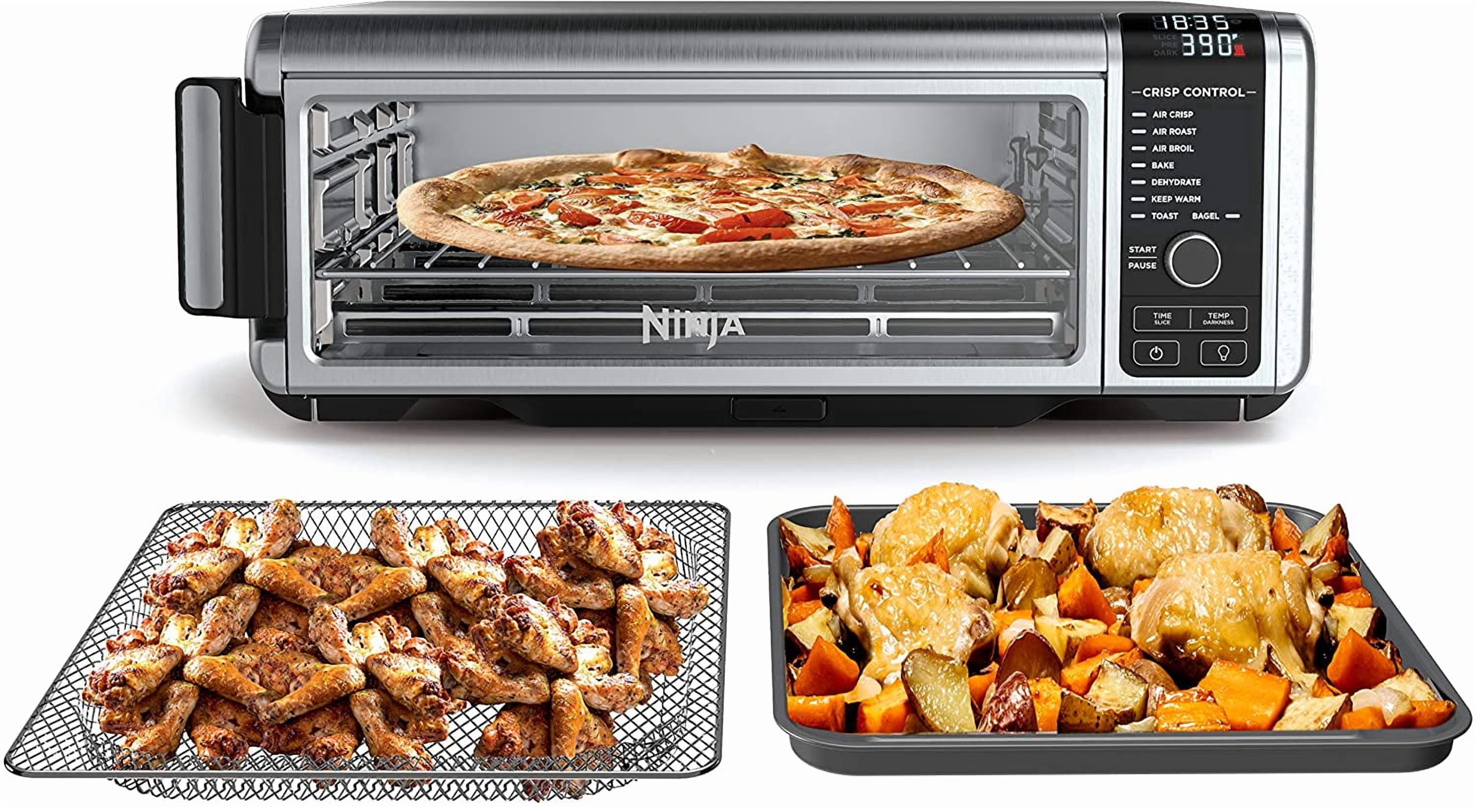 Refurbished Ninja SP101 Foodi 8-in-1 Digital Air Fryer, Stainless Steel