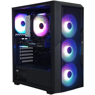 AZZA Gaming PC TABOR LITE, Intel Core Ultra 5-225F, AMD RX9060XT 8GB, 16GBx1 DDR5, 1TB M.2 SSD, Windows 11 Home