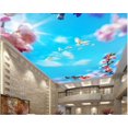 thumbnail image 3 of Papier de Plafond 3D Bleu Skyview Dove SKU# WAL0219, 3 of 8