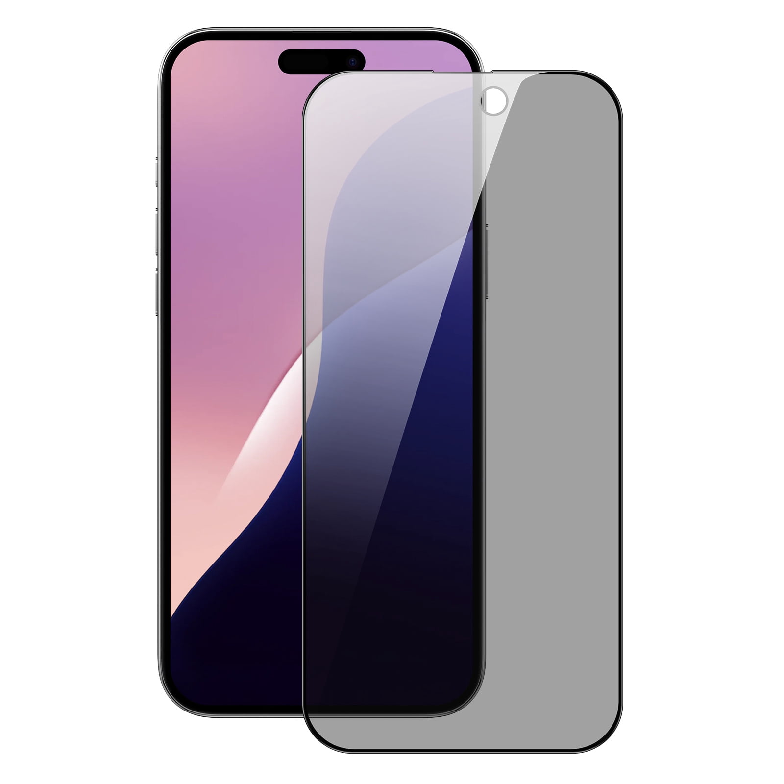 XIHAMA Privacy Screen Protector for iPhone 16/Plus/Pro/Pro Max , Tempered Glass Film, HD Privacy Film, Scratch-Resistant, 9H Hardness, Suitable for iPhone 16/Plus/Pro/Pro Max