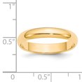 thumbnail image 3 of 14k 4mm Half-Round Wedding Band Size 6.5, 3 of 3