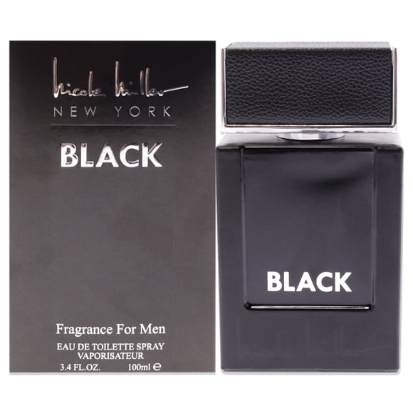 Nicole Miller Black par Nicole Miller pour Hommes - Vaporisateur EDT 3,4 oz